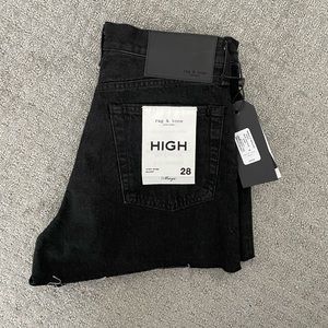 Rag and bone Maya high rise shorts